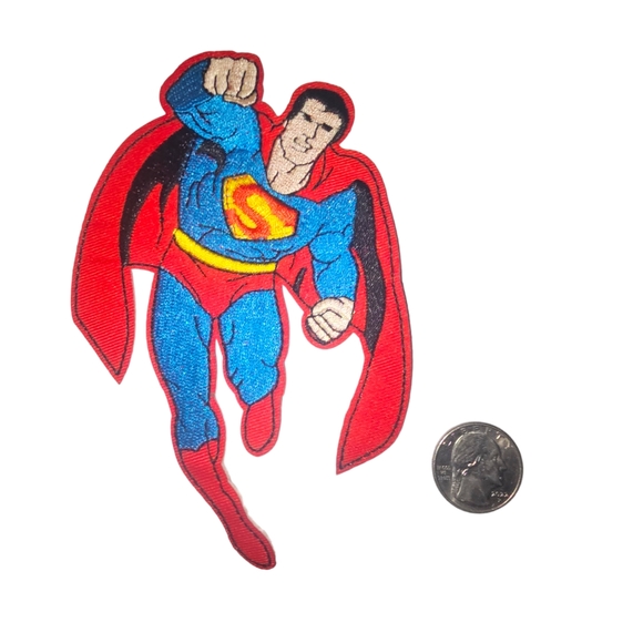 DC Comics Accessories Large Superman Iron On Patch Poshmark
